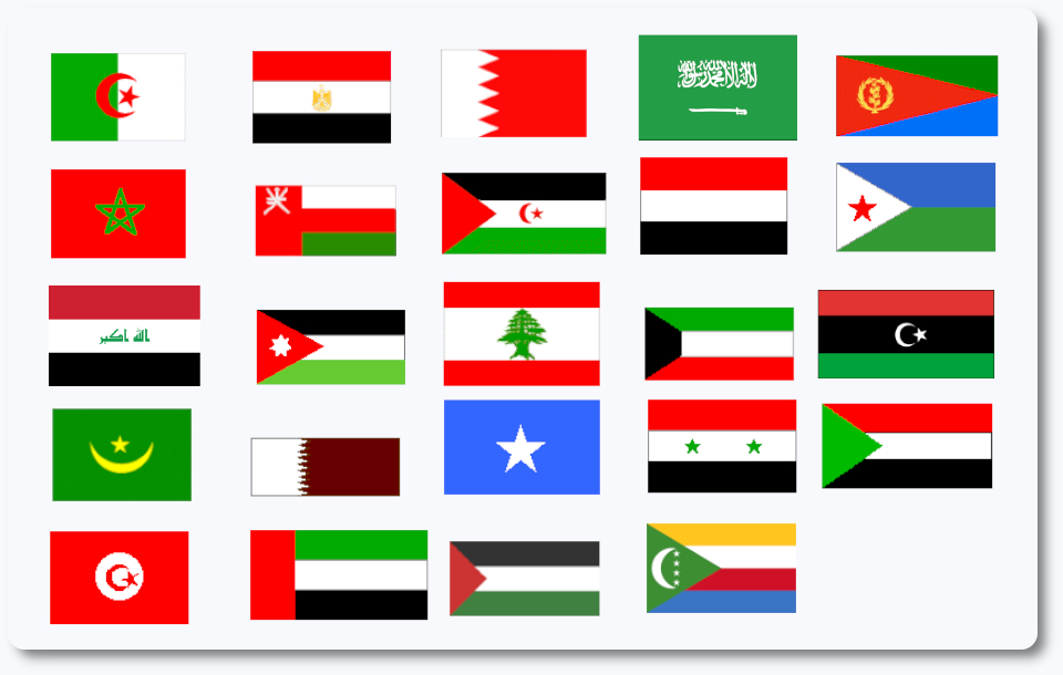 arabic flags